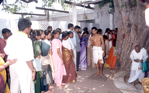 Information about informative & researched article on pradakshina hinduism in pradakshina and scientific explanation for visiting temples pradakshina